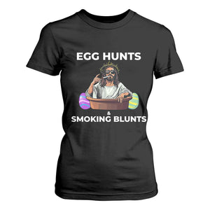 Happy 420 Easter T Shirt For Women Blunt Stoner TS02 Black Print Your Wear