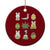 Happy 420 Easter Ceramic Ornament TS02 1pc Red Print Your Wear