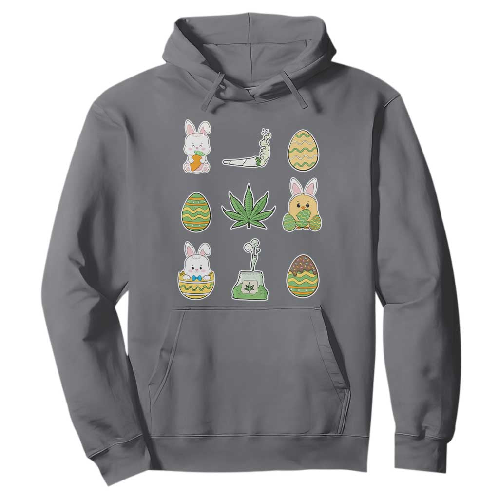 Happy 420 Easter Hoodie TS02 Charcoal Print Your Wear