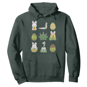 Happy 420 Easter Hoodie TS02 Dark Forest Green Print Your Wear