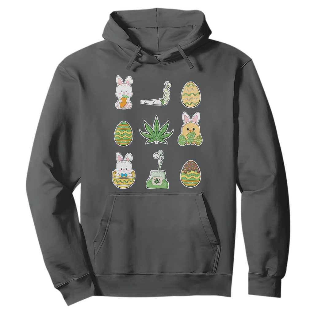 Happy 420 Easter Hoodie TS02 Dark Heather Print Your Wear