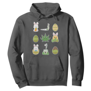 Happy 420 Easter Hoodie TS02 Dark Heather Print Your Wear