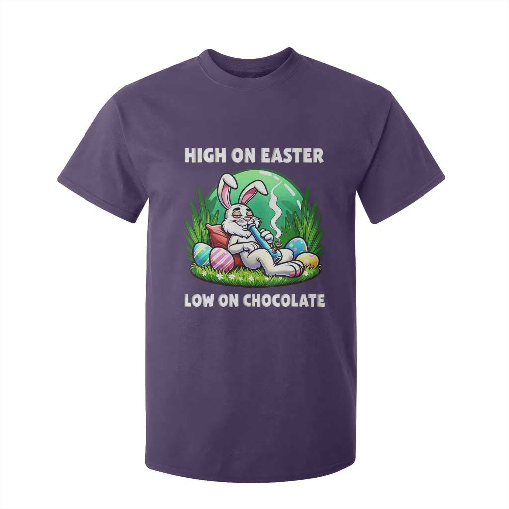 Happy 420 Easter T Shirt For Kid Funny Bunny Marijuana Cannabis Weed TS02 Purple Print Your Wear