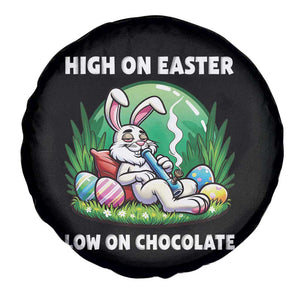 Happy 420 Easter Spare Tire Cover Funny Bunny Marijuana Cannabis Weed TS02 Print Your Wear