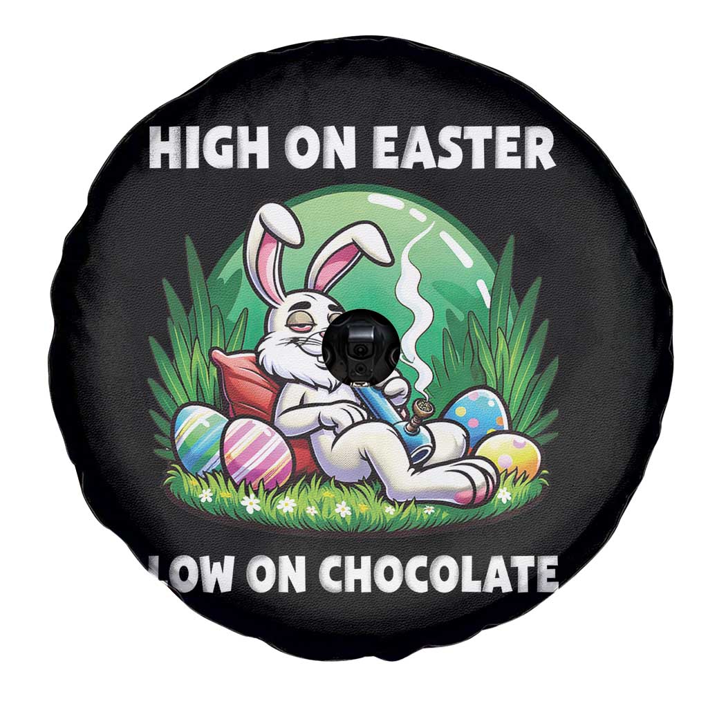 Happy 420 Easter Spare Tire Cover Funny Bunny Marijuana Cannabis Weed TS02 Print Your Wear