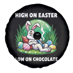 Happy 420 Easter Spare Tire Cover Funny Bunny Marijuana Cannabis Weed TS02 Print Your Wear