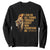 Christian Faith Sweatshirt Philippians 4:13 Religious Lion Strengthens TS02 Black Print Your Wear