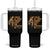 Christian Faith Tumbler With Handle Philippians 4:13 Religious Lion Strengthens TS02 One Size: 40 oz Black Print Your Wear