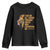 Christian Faith Youth Sweatshirt Philippians 4:13 Religious Lion Strengthens TS02 Black Print Your Wear