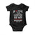 Christian Biker Baby Onesie Lord Said Go Out Into Highways Faith Motorcycle TS02 Black Print Your Wear