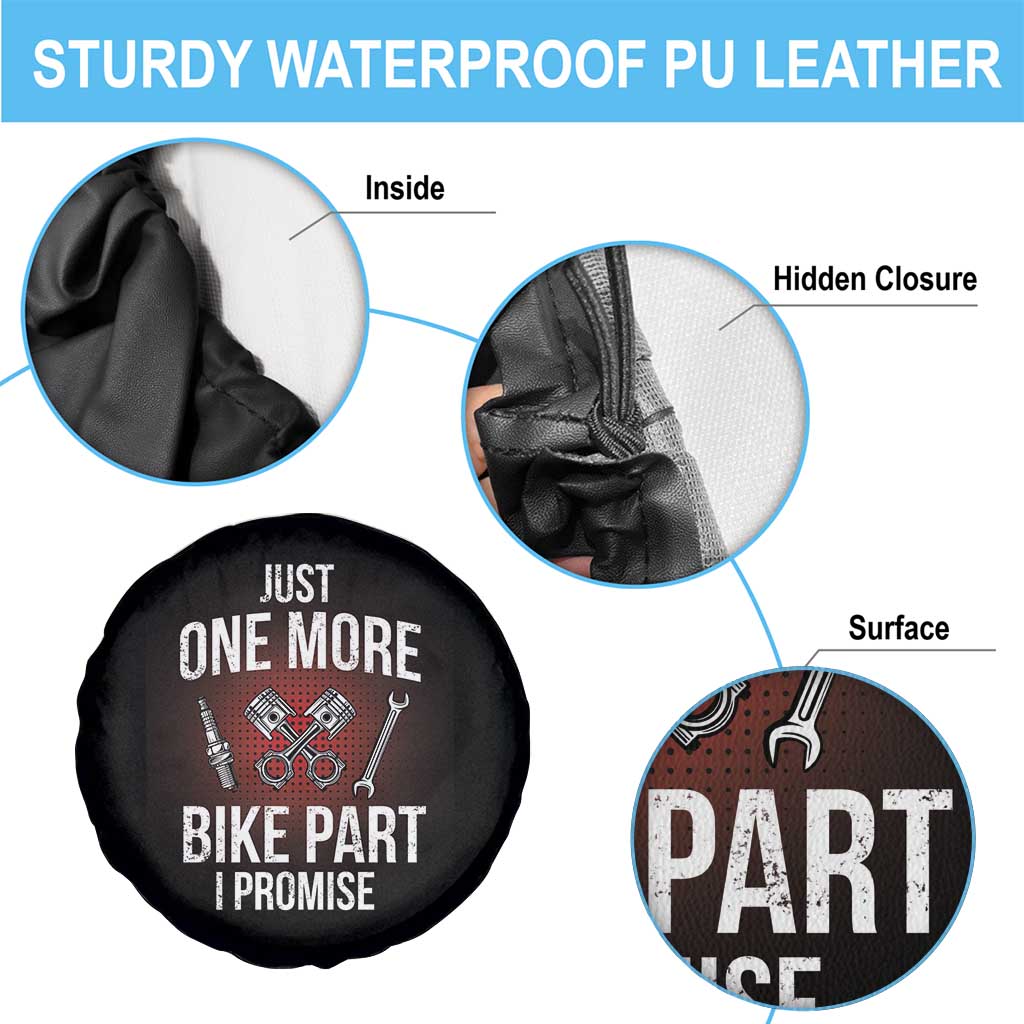Funny Biker Spare Tire Cover One More Bike Part Motorcycle Mechanic TS02 Print Your Wear
