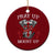 Christian Biker Ceramic Ornament Pray Up Before You Mount Up Faith TS02 1pc Red Print Your Wear