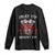 Christian Biker Long Sleeve Shirt Pray Up Before You Mount Up Faith TS02 Black Print Your Wear