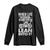 Funny Biker Long Sleeve Shirt When Life Throws You Curves Lean Into It Motorcycle TS02 Black Print Your Wear