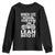Funny Biker Youth Sweatshirt When Life Throws You Curves Lean Into It Motorcycle TS02 Black Print Your Wear