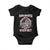 Proud Daughter Of A WWII Vet Baby Onesie World War 2 Veteran WW2 TS02 Black Print Your Wear