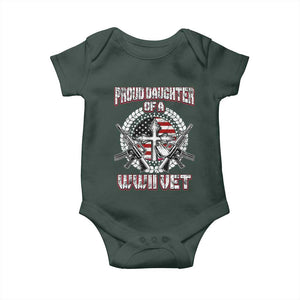 Proud Daughter Of A WWII Vet Baby Onesie World War 2 Veteran WW2 TS02 Print Your Wear