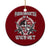 Proud Daughter Of A WWII Vet Ceramic Ornament World War 2 Veteran WW2 TS02 1pc Red Print Your Wear