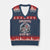 Proud Daughter Of A WWII Vet V-Neck Knit Sweater Vest World War 2 Veteran WW2 TS02 Navy Red Print Your Wear