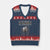 Veteran Suicide Awareness V-Neck Knit Sweater Vest Do Not Give In To The War Within Patriotic US Flag TS02 Navy Red Print Your Wear