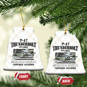 P-47 Thunderbolt WWII Airplane Ceramic Ornament American Muscle Vintage TS02 Print Your Wear
