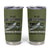 P-47 Thunderbolt WWII Airplane Tumbler Cup American Muscle Vintage TS02 Military Green Print Your Wear