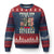 Proud Son Of World War 2 Veteran Ugly Christmas Sweater WWII Vet Pride TS02 Navy Red Print Your Wear