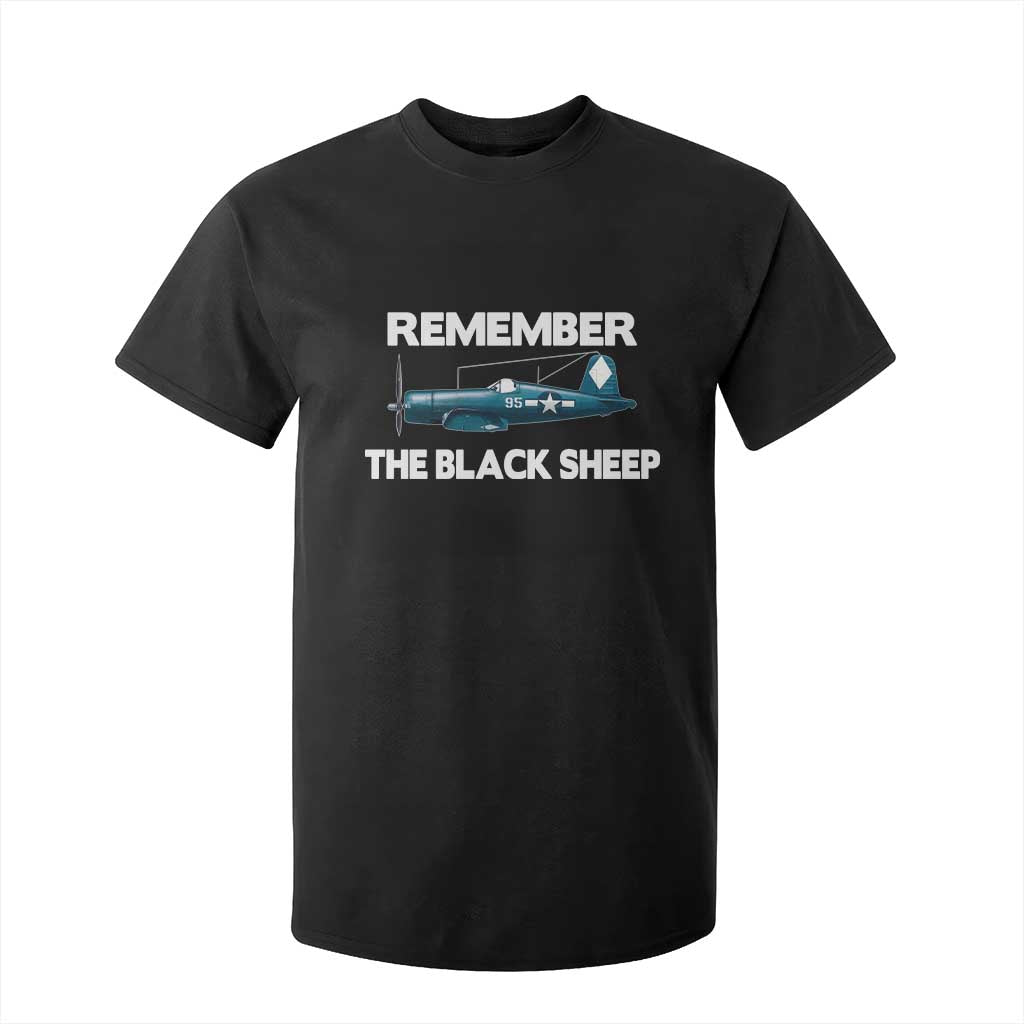 CORSAIR WWII HISTORY T Shirt For Kid Black Sheep Squadron Pilot TS02 Black Print Your Wear