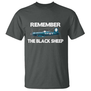 CORSAIR WWII HISTORY T Shirt Black Sheep Squadron Pilot TS02 Dark Heather Print Your Wear