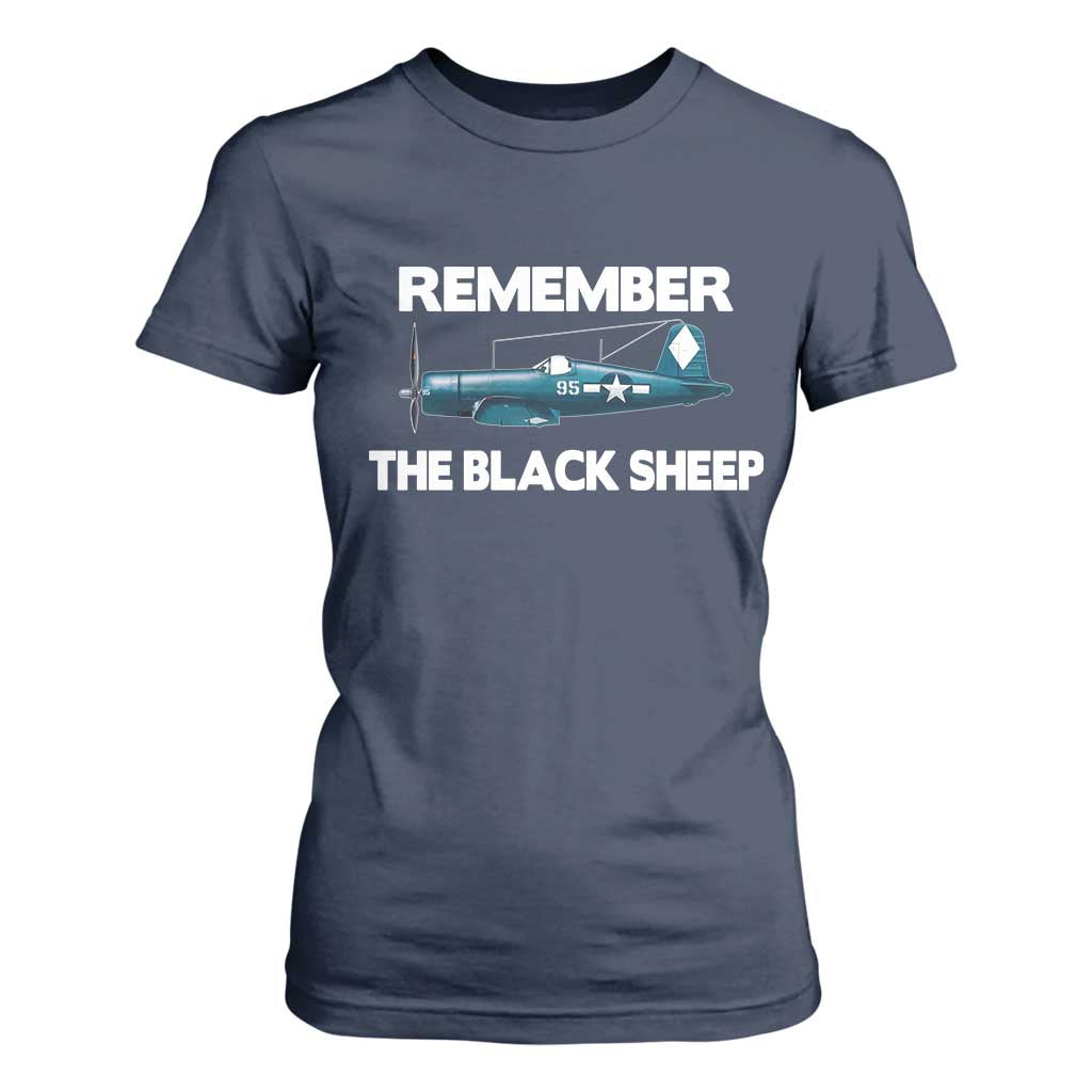 CORSAIR WWII HISTORY T Shirt For Women Black Sheep Squadron Pilot TS02 Navy Print Your Wear