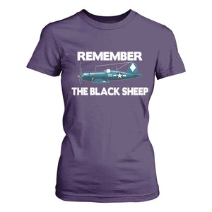 CORSAIR WWII HISTORY T Shirt For Women Black Sheep Squadron Pilot TS02 Purple Print Your Wear