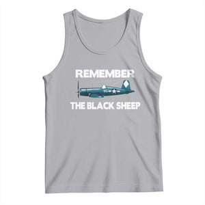 CORSAIR WWII HISTORY Tank Top Black Sheep Squadron Pilot TS02 Athletic Heather Print Your Wear