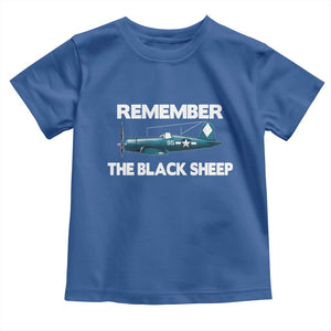 CORSAIR WWII HISTORY Toddler T Shirt Black Sheep Squadron Pilot TS02 Royal Blue Print Your Wear
