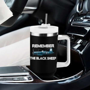 CORSAIR WWII HISTORY Tumbler With Handle Black Sheep Squadron Pilot TS02 Print Your Wear
