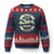 Vintage B-17 Bomber WW2 Aircraft Ugly Christmas Sweater Plane Aviation Fighter Airplane Retro Grunge TS02 Navy Red Print Your Wear