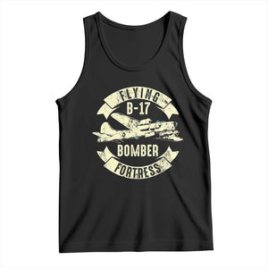 Vintage B-17 Bomber WW2 Aircraft Tank Top Plane Aviation Fighter Airplane Retro Grunge TS02 Black Print Your Wear