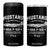 P-51 Mustang 4 in 1 Can Cooler Tumbler North American Aviation WW2 P51 Fighter Plane TS02 One Size: 16 oz Black Print Your Wear