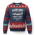 P-51 Mustang Ugly Christmas Sweater North American Aviation WW2 P51 Fighter Plane TS02 Navy Red Print Your Wear