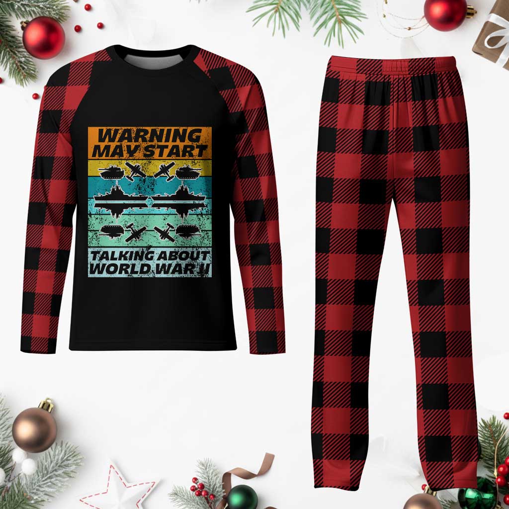 Retro World War 2 Memorabilia Plaid Pajama Set May Start Talking About WWII WW2 Gear TS02 Buffalo Plaid Print Your Wear