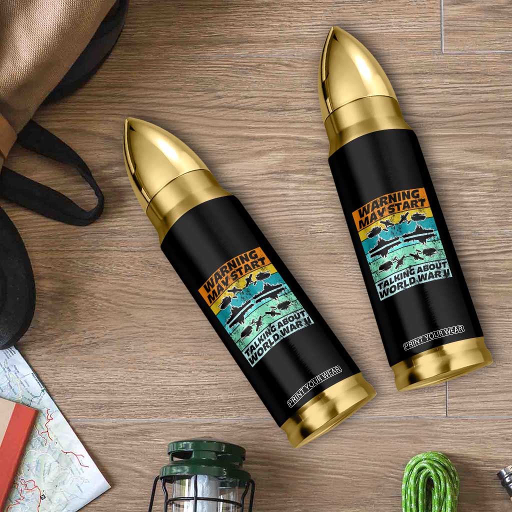 Retro World War 2 Memorabilia Bullet Tumbler May Start Talking About WWII WW2 Gear TS02 Print Your Wear