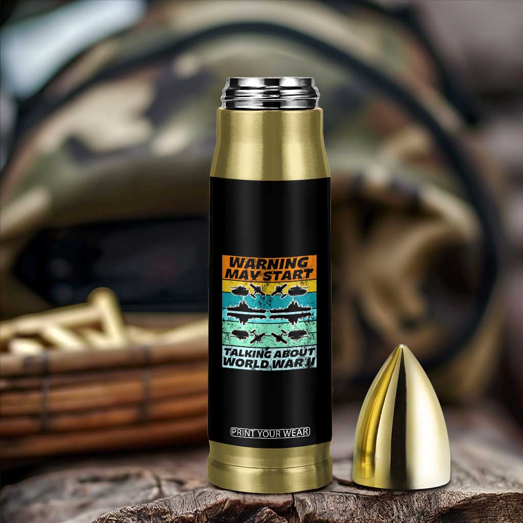 Retro World War 2 Memorabilia Bullet Tumbler May Start Talking About WWII WW2 Gear TS02 Print Your Wear