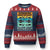 Retro World War 2 Memorabilia Ugly Christmas Sweater May Start Talking About WWII WW2 Gear TS02 Navy Red Print Your Wear