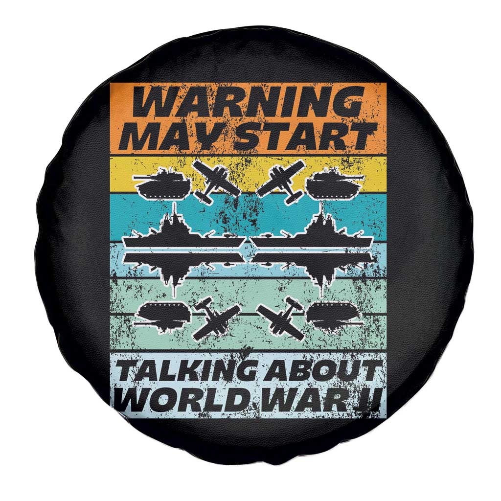 Retro World War 2 Memorabilia Spare Tire Cover May Start Talking About WWII WW2 Gear TS02 Print Your Wear