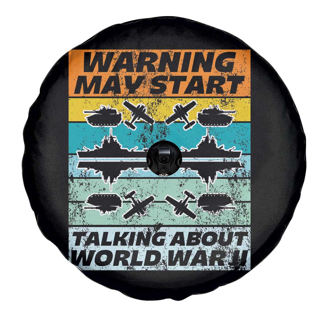 Retro World War 2 Memorabilia Spare Tire Cover May Start Talking About WWII WW2 Gear TS02 Print Your Wear
