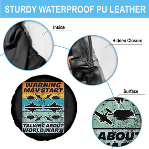 Retro World War 2 Memorabilia Spare Tire Cover May Start Talking About WWII WW2 Gear TS02 Print Your Wear