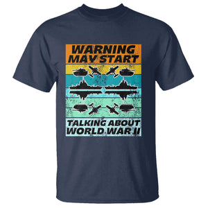 Retro World War 2 Memorabilia T Shirt May Start Talking About WWII WW2 Gear TS02 Navy Print Your Wear