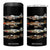 WW2 Warplanes B-17 P51 4 in 1 Can Cooler Tumbler Vintage WWII Fighter Planes Iconic Military Aircraft TS02 One Size: 16 oz Black Print Your Wear