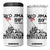 Iwo Jima WWII Veteran 4 in 1 Can Cooler Tumbler 80th Anniversary 4th of July US Flag TS02 One Size: 16 oz White Print Your Wear