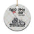 Iwo Jima WWII Veteran Ceramic Ornament 80th Anniversary 4th of July US Flag TS02 1pc Christmas Plaid Print Your Wear