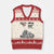 Iwo Jima WWII Veteran V-Neck Knit Sweater Vest 80th Anniversary 4th of July US Flag TS02 Beige Red Print Your Wear